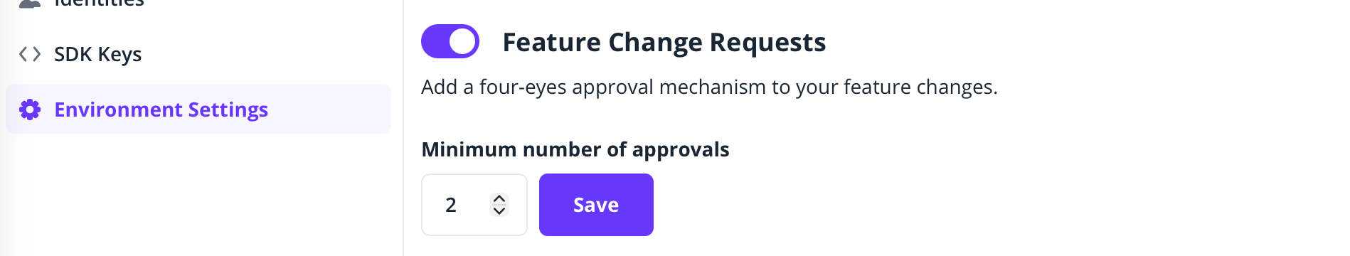 Enable Feature Change Requests